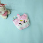 Load image into Gallery viewer, Unicorn Theme Coin Pouch With Keychain - TinyBo
