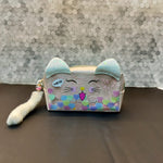 Load image into Gallery viewer, The Cute Cat Glittery Pouch . - TinyBo
