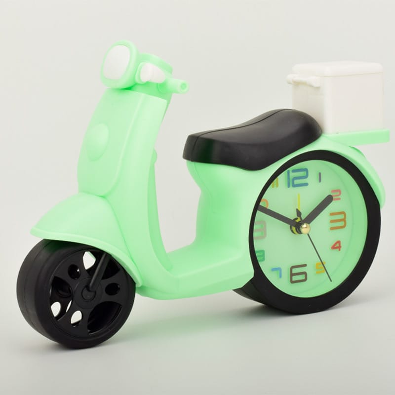 Scooter Shape Table Alarm Clock for Kids