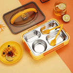 Load image into Gallery viewer, Duck  Theme Stainless Steel Lunch Box.
