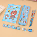 Load image into Gallery viewer, 7 in 1 Animal Theme Stationery Combo Set. - TinyBo
