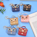 Load image into Gallery viewer, owl coin pouch keychain for daily use
