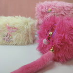 Load image into Gallery viewer, Soft Cotton  And  Furr Pouch.
