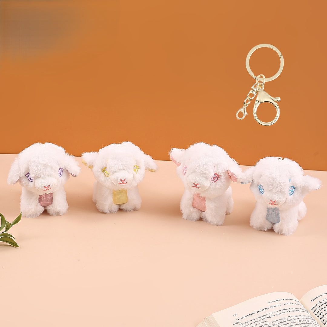 Small Sheep Soft Toy Keychain. - TinyBo