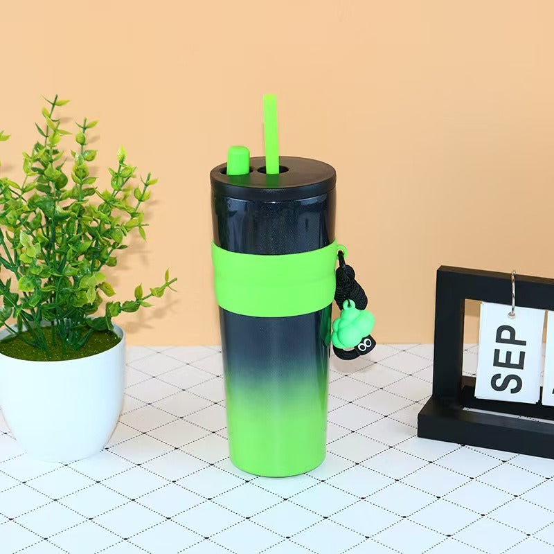 Modern Gradient Cute Tumbler For Girls (710 ml)