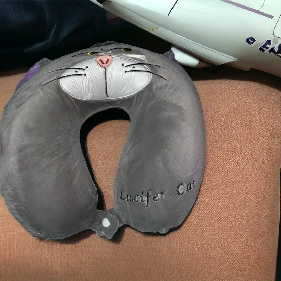 Playful Cartoon Neck Pillow