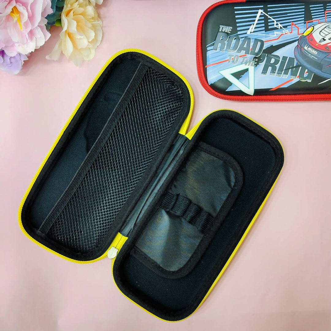 Trendy 3D Embossed Pencil Case . - TinyBo