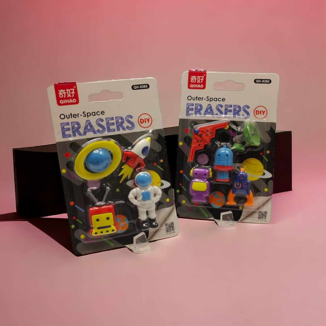 Galaxy Buddies Erasers Set.