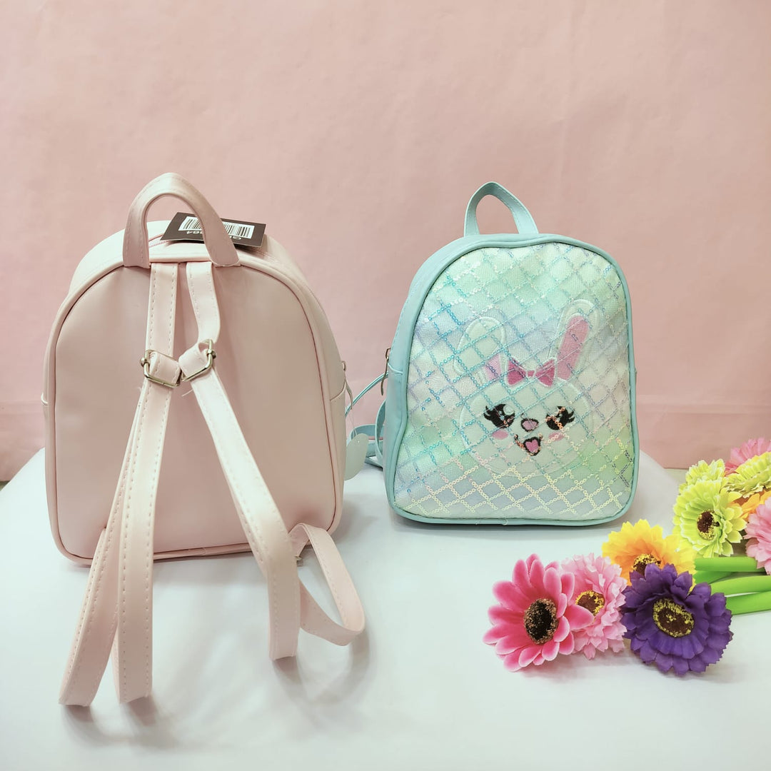 Printed Rabbit Mini Backpack. - TinyBo