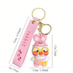 Load image into Gallery viewer, Cartoon Theme Duck Keychain.
