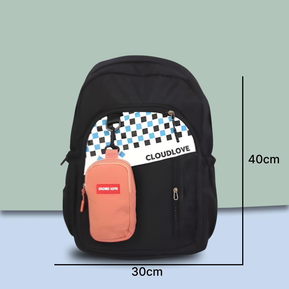 2 in 1 Backpack And Coin Pouch.