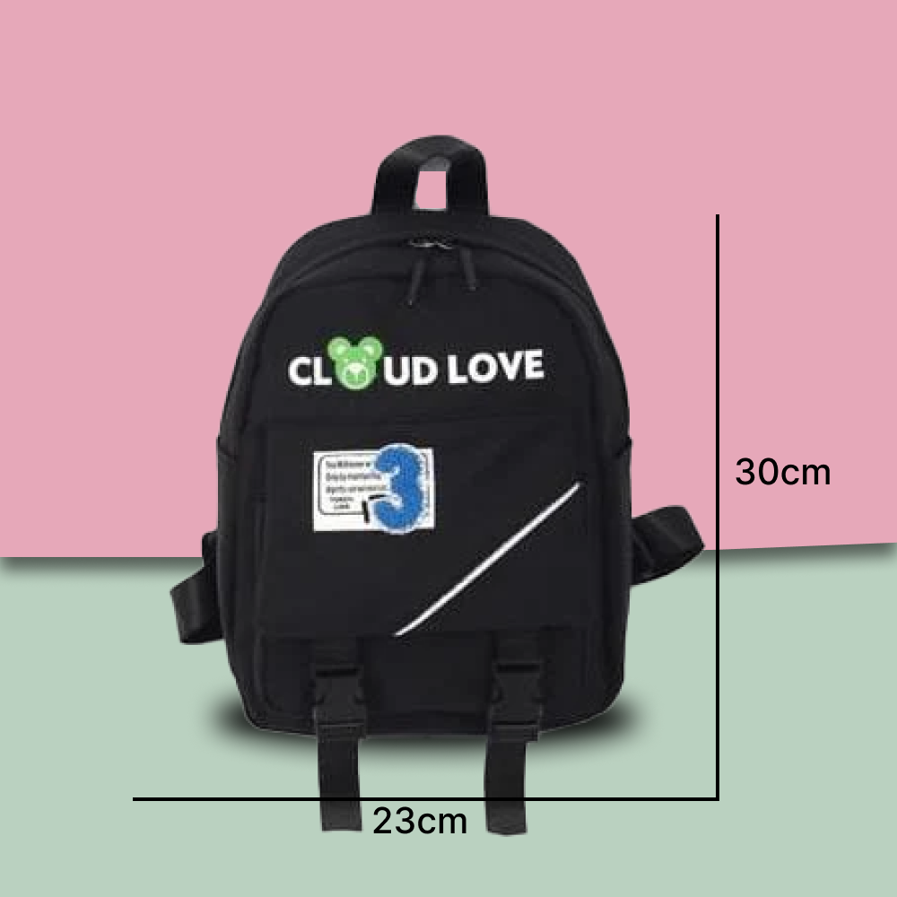 Cloud Love Printed Mini Backpack. - TinyBo