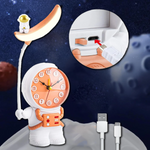 Load image into Gallery viewer, 3in1 Astro space Clock, Lamp &amp; Pencil Sharpener.
