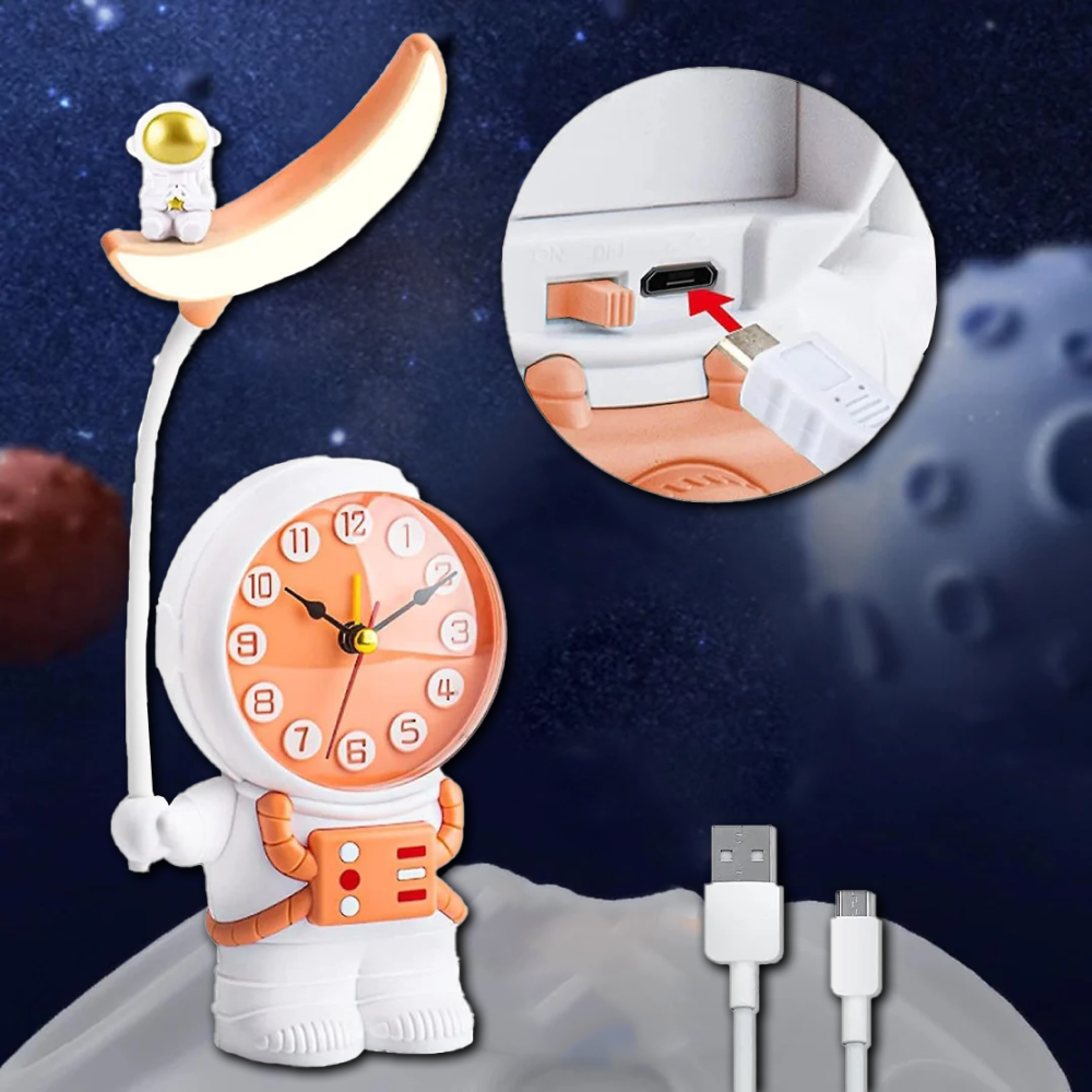 3in1 Astro space Clock, Lamp & Pencil Sharpener.