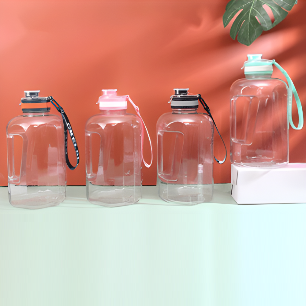 Transparent Gym Tumbler Water Bottle.(2.2L) - TinyBo