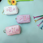 Load image into Gallery viewer, coin purse with bear and star design for girls
