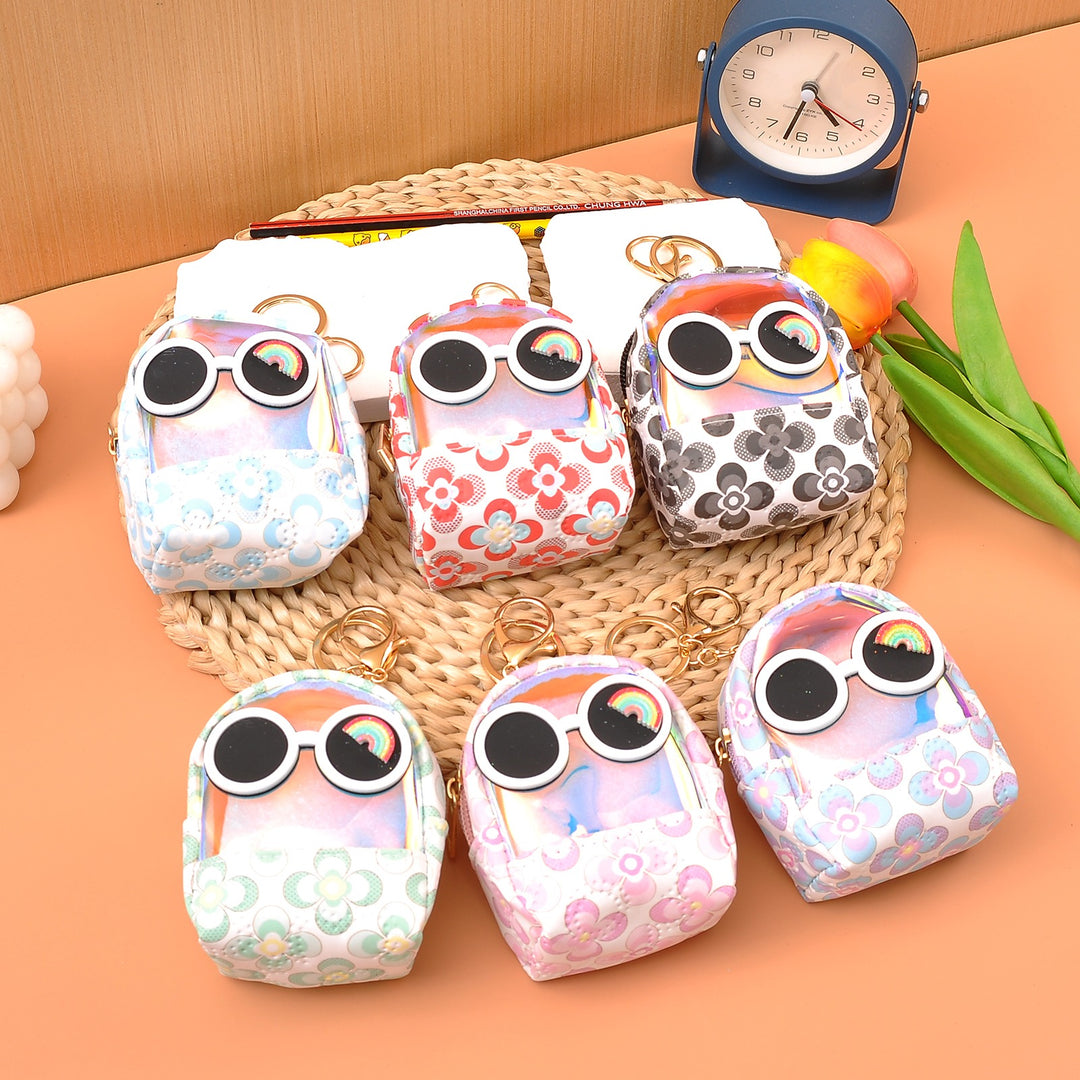 Goggles Theme 2 in 1 Coin Pouch And Keychain. - TinyBo