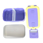 Load image into Gallery viewer, Stackable Bus Shape Lunch Box with Cutlery – Leak-Proof Bento Box for Kids
