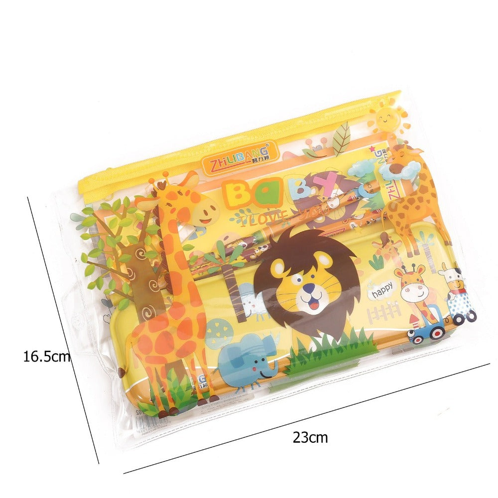 7 in 1 Animal Theme Stationery Combo  Set.