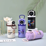 Load image into Gallery viewer, Portable Double Wall Stainless Steel Temperature Sipper Bottle.(550mL)
