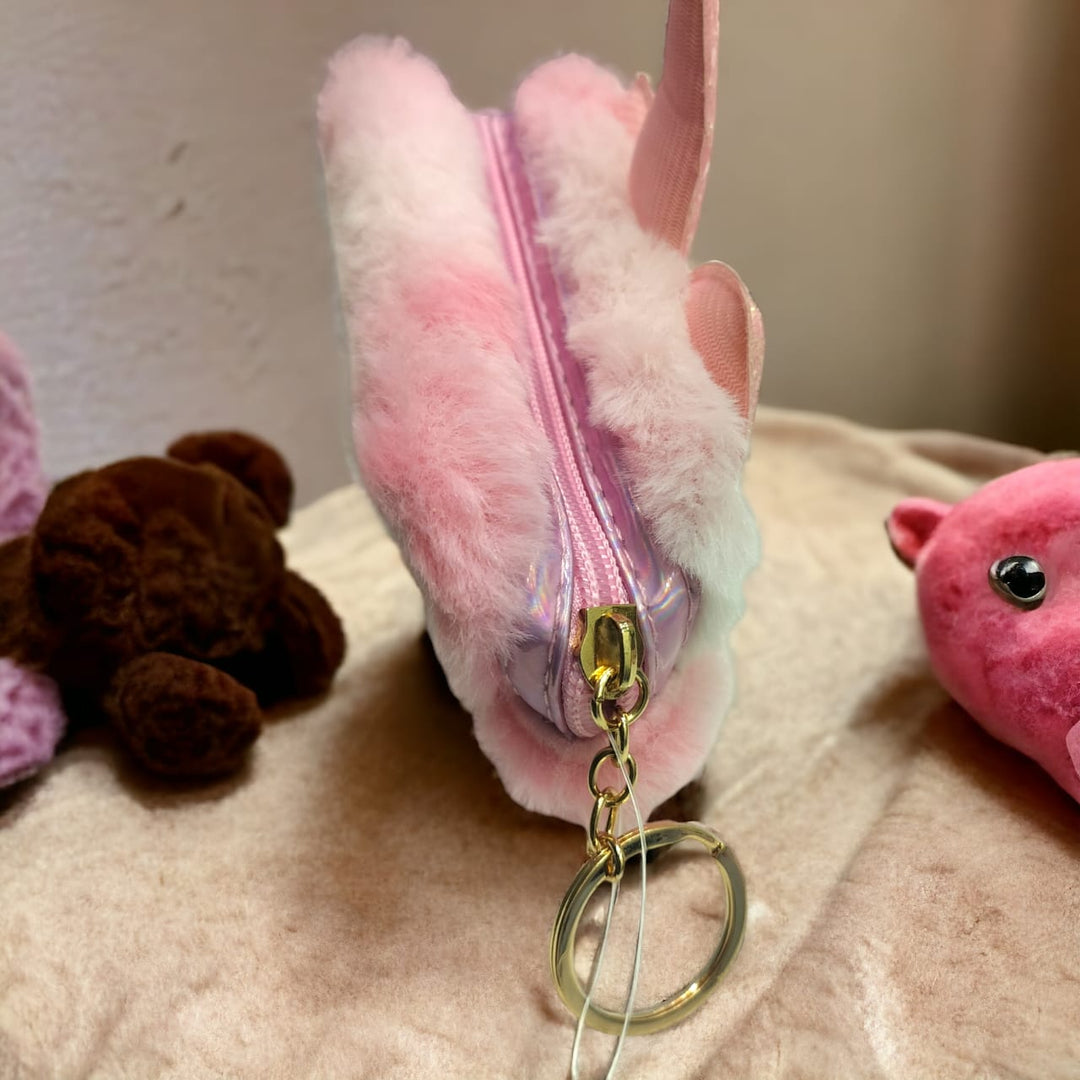 Unicorn 2-in-1 Keychain And Coin pouch.