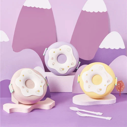 Sweet donut shape lunch box. - TinyBo