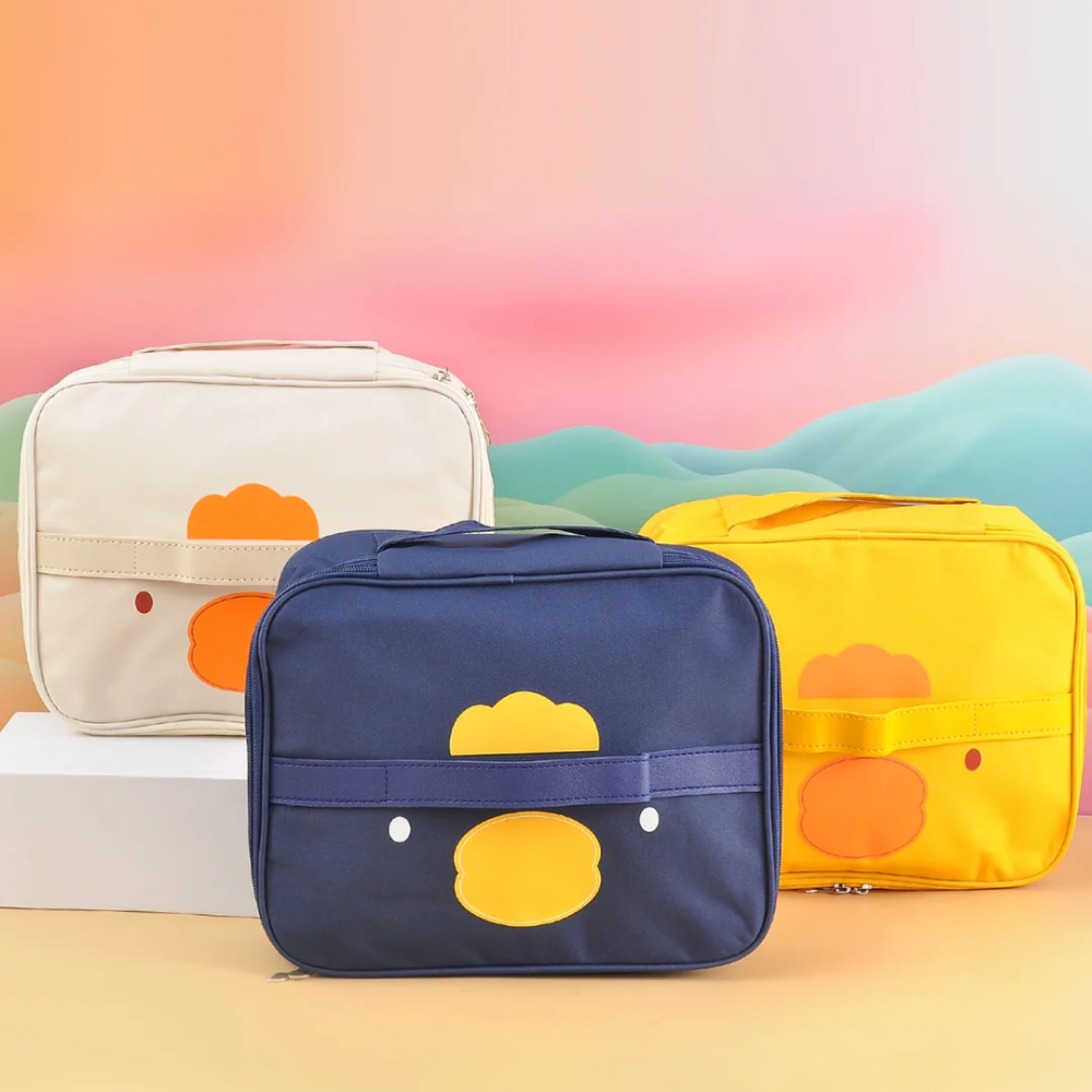 Duck Face Thermal Lunch Bag In 3 Colors With Handle