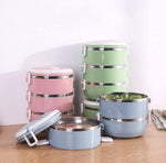 Load image into Gallery viewer, Stainnless Steel Three-Layered Lunch Box(2100ml).
