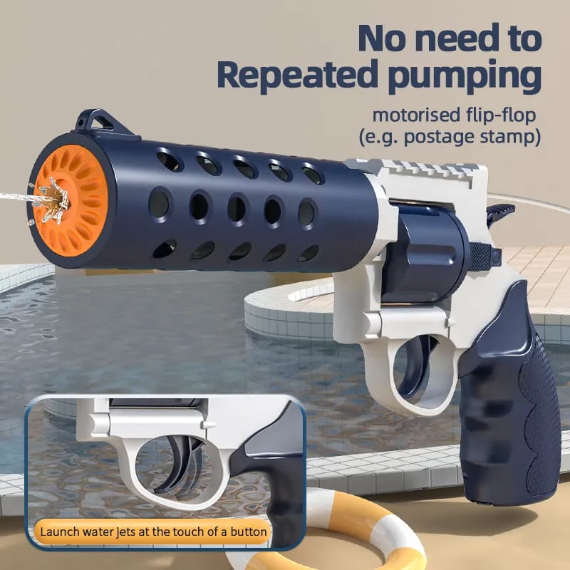 Large-Capacity Electric Revolver Water Gun