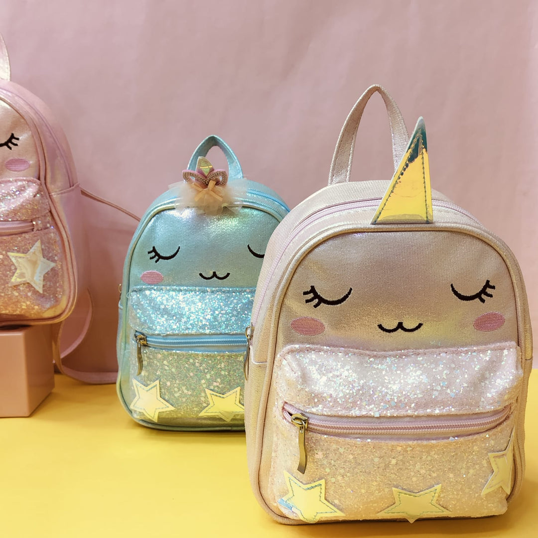 Unicorn Faces Theme Mini Backpack. - TinyBo