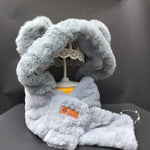 Load image into Gallery viewer, Stylish Bunny Winter Scarf.
