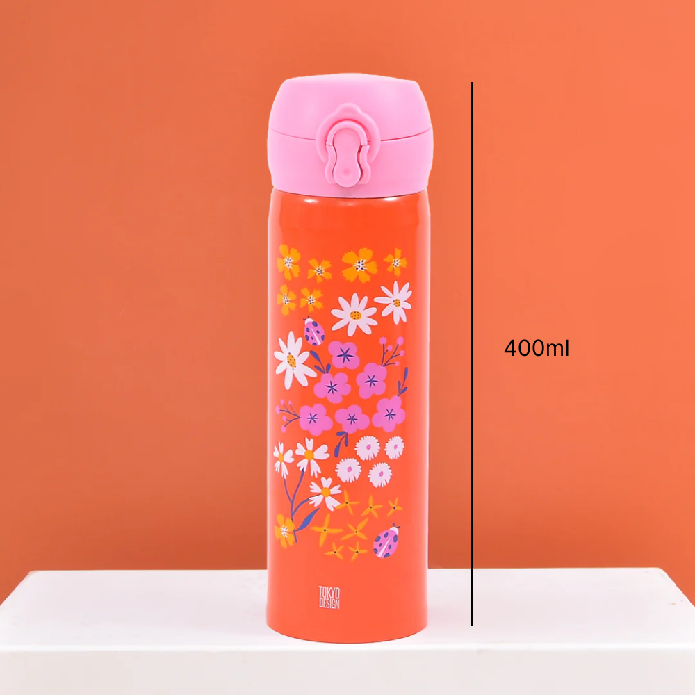 Floral Stainless Steel Water Bottle(500mL)