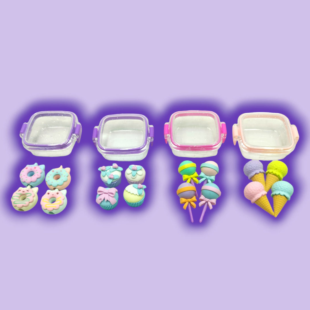 Sweet Treats Eraser Set. - TinyBo