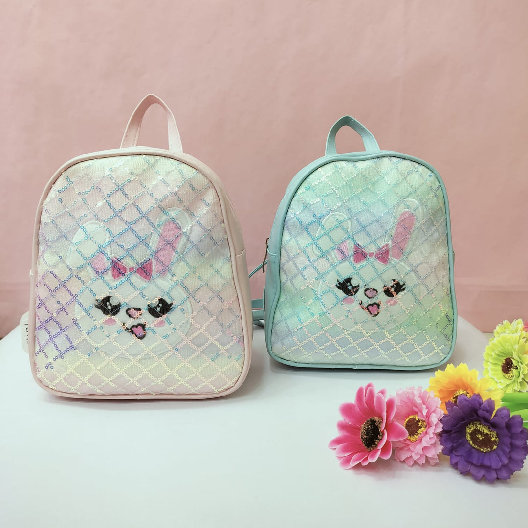 Printed Rabbit Mini Backpack. - TinyBo