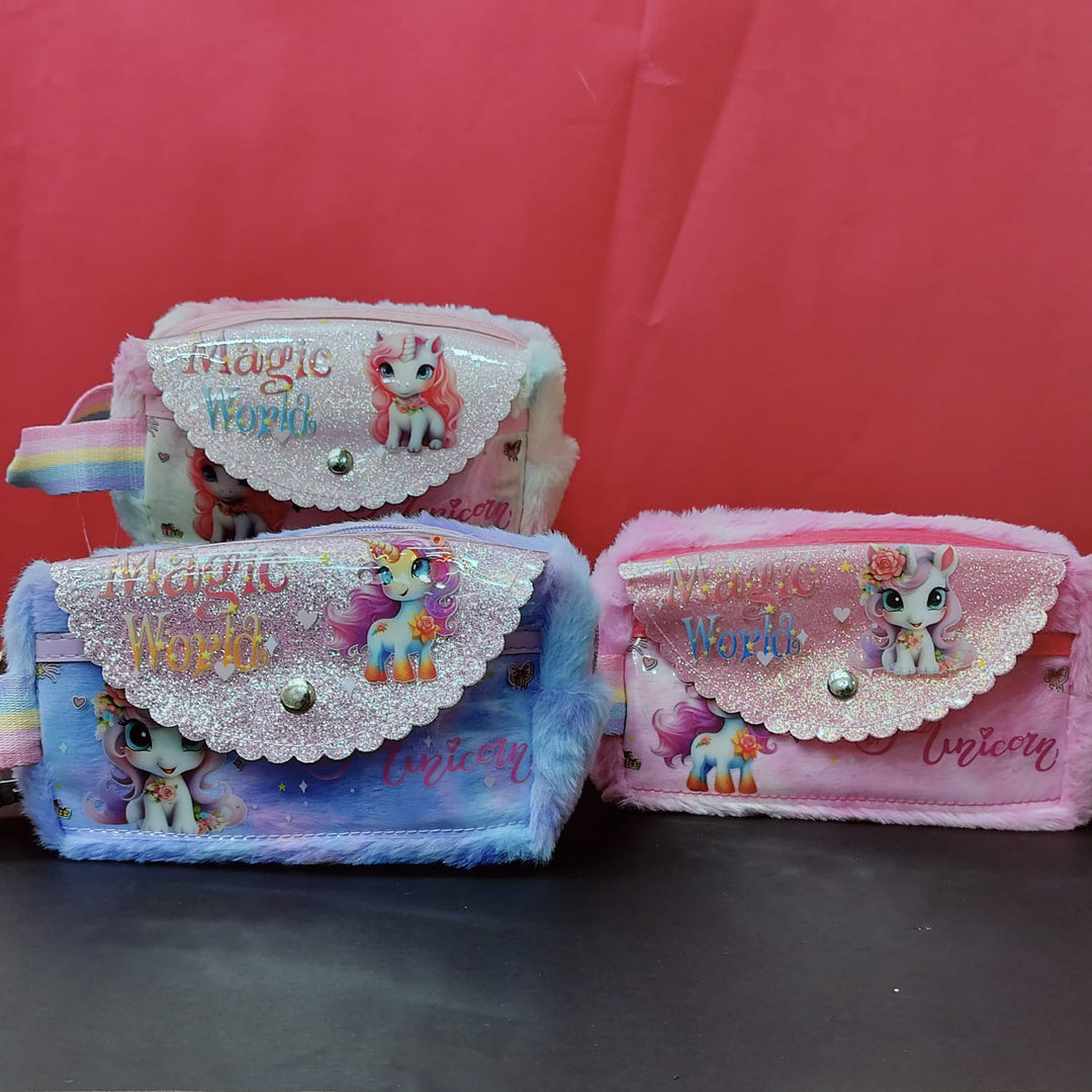 Unicorn Theme Pouch. - TinyBo