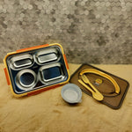 Load image into Gallery viewer, Duck  Theme Stainless Steel Lunch Box.
