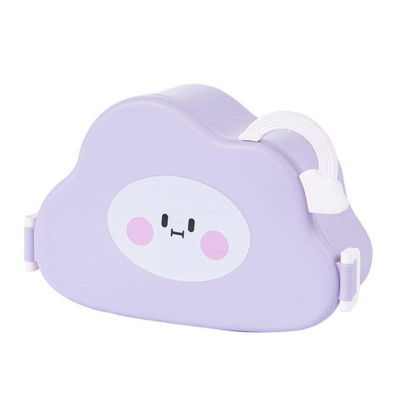 Lovely Cloud Shape Lunch Box With Cutlery.(1500mL)