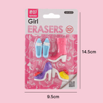 Load image into Gallery viewer, Fun Cart Girls Boots Erasers For Cute Girls. - TinyBo
