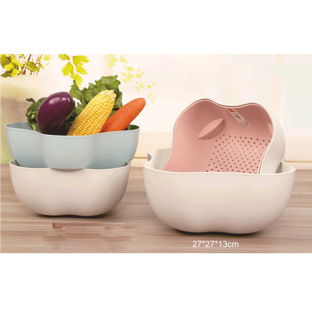 Excluzo Multifunctional Layered Vegetable Drain Basket. - TinyBo