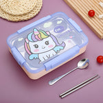 Load image into Gallery viewer, Cute Duckling Printed  Lunch Box.
