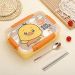 Load image into Gallery viewer, Cute Duckling Printed  Lunch Box.
