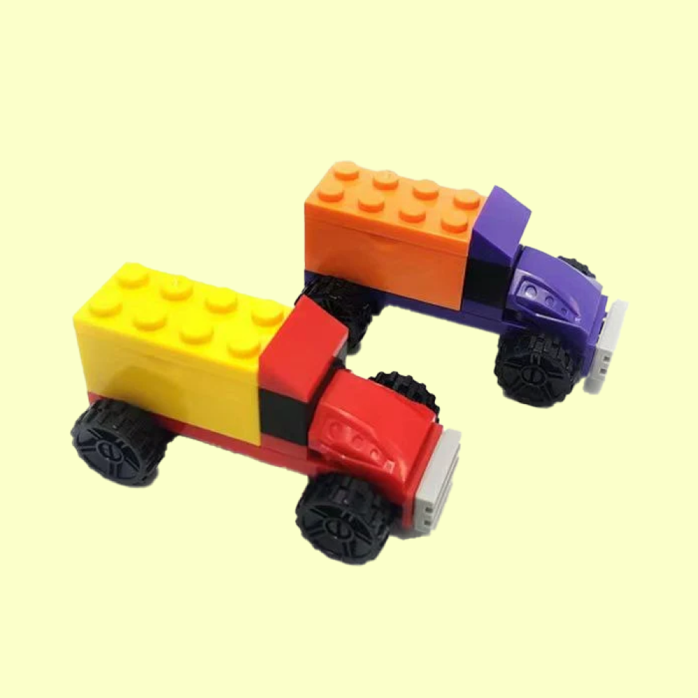 Lego DIY Truck Transport Puzzle Sharpener.