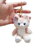 Load image into Gallery viewer, Linabell Plush Soft Toy Keychain with Keyrings &amp; Lobster Clasps for Girls, Kids &amp; Plush Toy Lovers. Available in Pink shade
