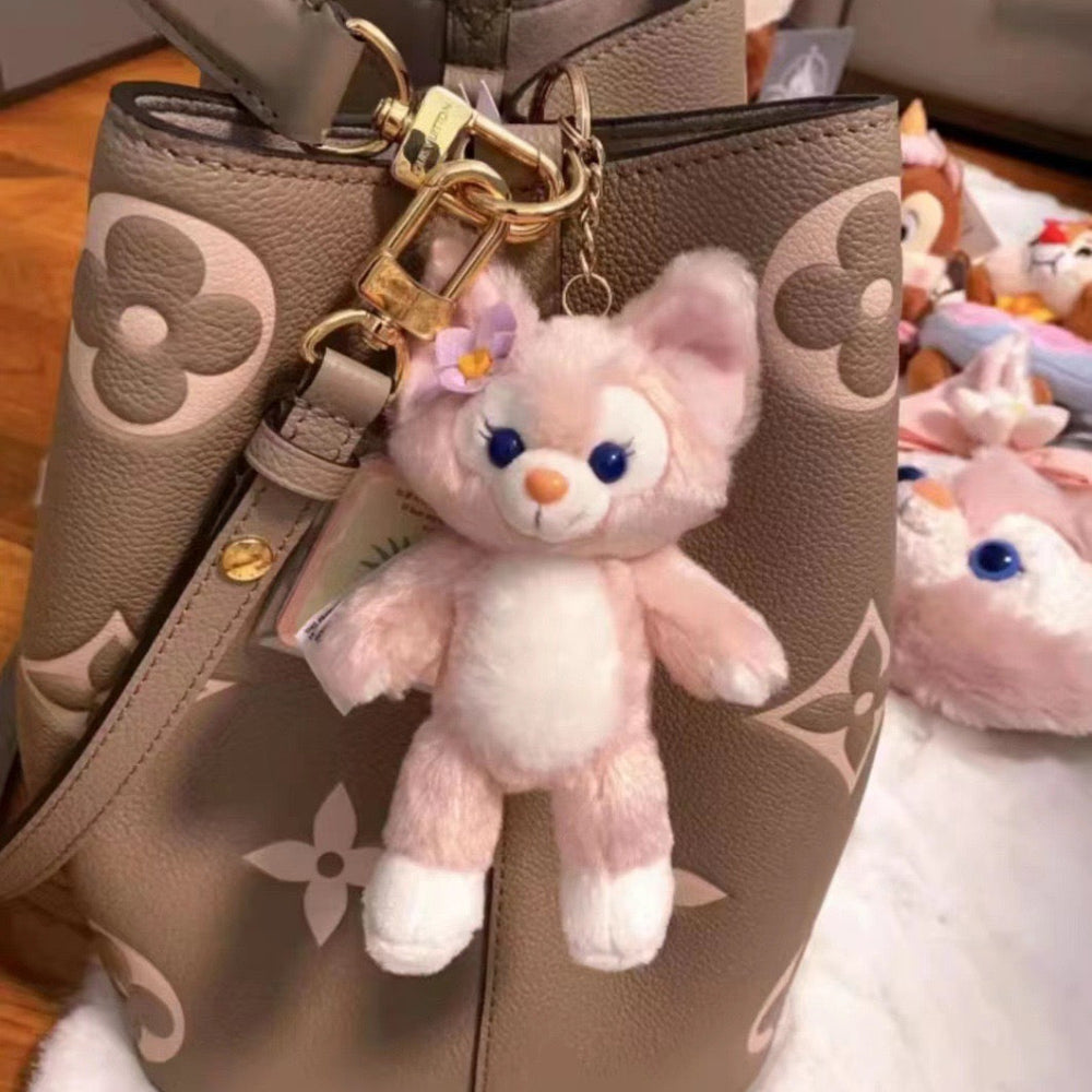 Linabell Plush Soft Toy Keychain with Keyrings & Lobster Clasps for Girls, Kids & Plush Toy Lovers. Can be used as Bag Charm