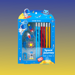 Load image into Gallery viewer, Little Tree Space Journey Astro Pencil &amp; Eraser Combo Set.
