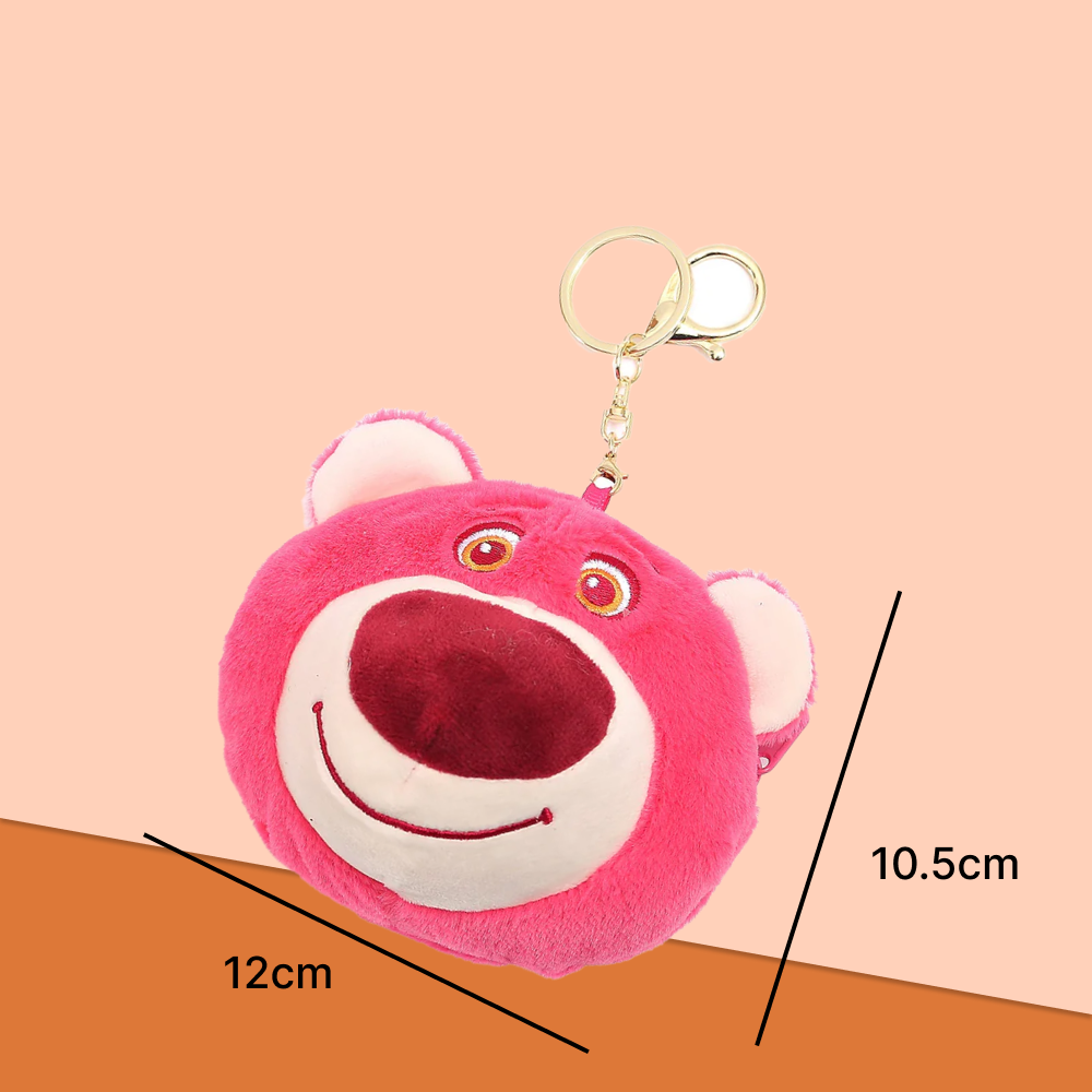 Lotso Huggin Bear Pouch & Keychain. - TinyBo