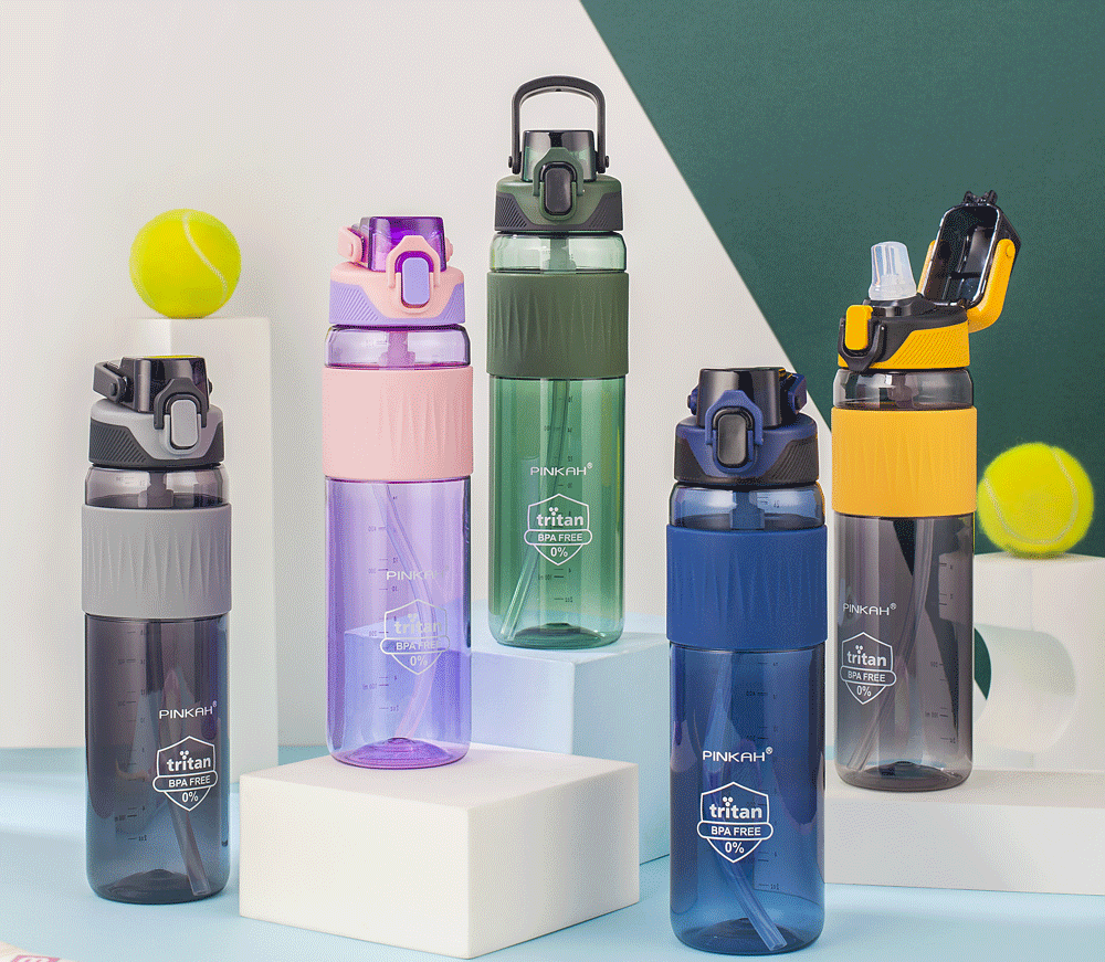 Sip well and stay fresh with the GIBO fancy water bottle.(820mL) - TinyBo