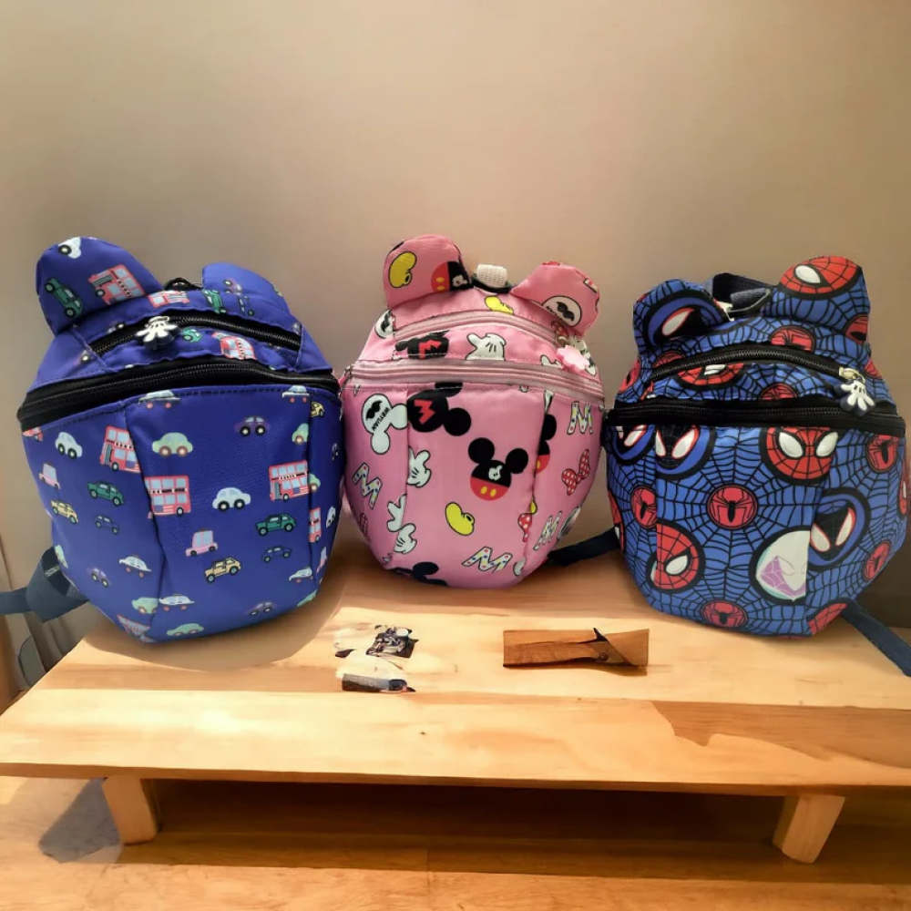 Printed Shoulder Sling Backpack For Kids - TinyBo