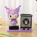 Load image into Gallery viewer, Sanrio Kuromi pencil stand for desk décor and stationery storage for children
