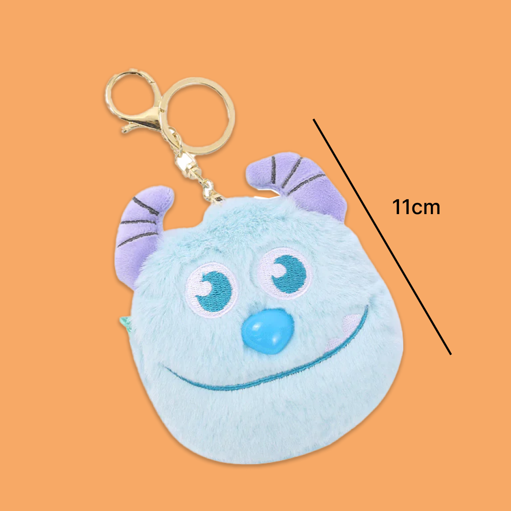 Smiling monster 2 in 1 keychain & pouch